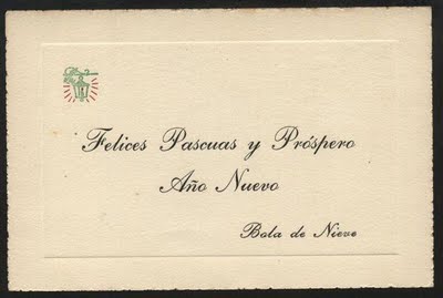 Tarjeta de felicitacion Bola de nieve_