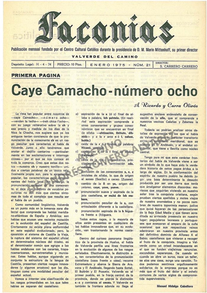Calle Camacho