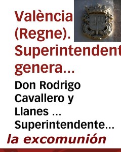 REGNE DE VALÉNCE.excomunion