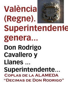 REGNE DE VALÉNCE-Coplas